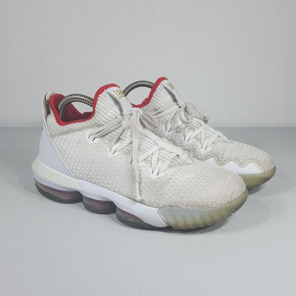 Nike Air Lebron XVI 16 C12668-100 White Low Draft Day Basketball Shoes Size 8 main image 12